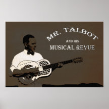 Musical Revue de Sr. Talbot 36 x 24 posters