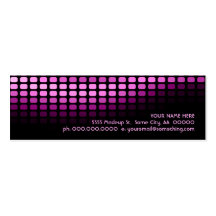 musicmeterz. tarjetas de visita