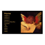 Músico del ángel, cristiano de Rosso Fiorentino Plantilla De Tarjeta De Visita
