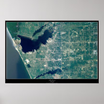 Muskegon, poster del satélite de Michigan