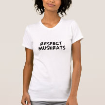 Muskrats del respecto camiseta