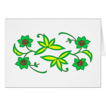 Muster Ornament Blumen flowers pattern Grußkarte