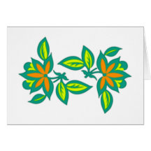 Muster Ornament Blumen flowers pattern Karte