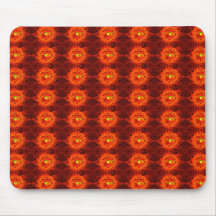 Muster pattern orange mousepad