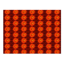 Muster pattern orange postkarten