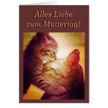 Muttertagskarte Kitty