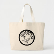 muuhh - animado lindo - >_< del kawaii bolsa de mano