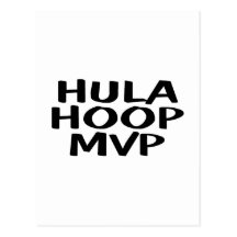 MVP del aro de Hula Tarjeta Postal