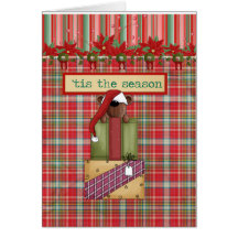 mys "Tis la tarjeta de felicitación del navidad de