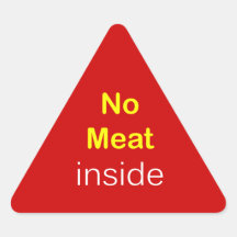 n57 - ~ de la etiqueta de la comida NINGUNA CARNE 