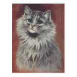 N° de pintura 5 del gato persa tarjetas postales