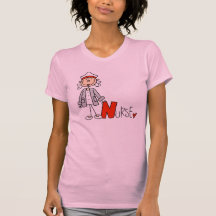 N está para la enfermera camiseta