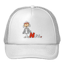 N está para la enfermera gorro de camionero