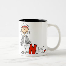 N está para la enfermera taza de café