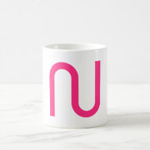 N para el alfabeto tazas de café