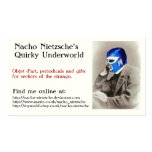 Nacho Nietzsche Plantilla De Tarjeta De Visita
