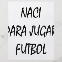 Naci Para Jugar Futbol Tarjetas Publicitarias
