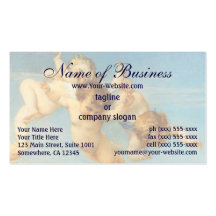 Nacimiento de Venus, detalle de los ángeles por Ca Plantillas De Tarjetas Personales