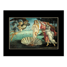 Nacimiento Venus Botticelli Postal