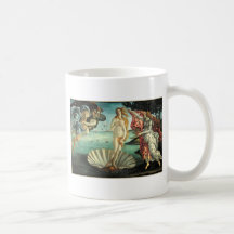 Nacimiento Venus Botticelli Taza