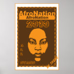 Nación 2010 del Afro todo el poster de los deporte