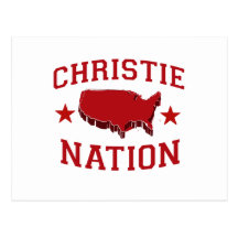 NACIÓN DE CHRISTIE DE CHRIS TARJETAS POSTALES