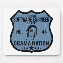 Nación de Obama de la Software Engineer Tapete De Ratón