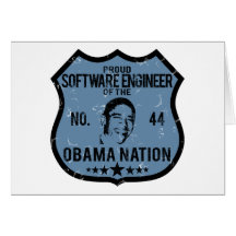 Nación de Obama de la Software Engineer Felicitación