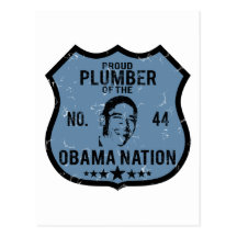Nación de Obama del fontanero Tarjeta Postal