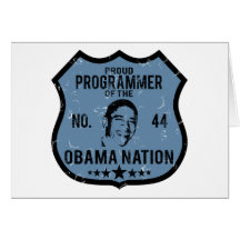 Nación de Obama del programador Felicitación
