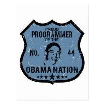 Nación de Obama del programador Postales
