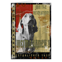 Nación de Weimaraner: ¡Vintage Weimaraner! Tarjeta