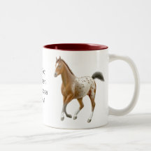 Nada bate una taza del caballo del Appaloosa