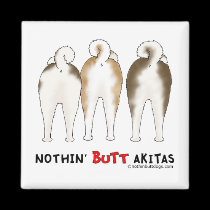 Nada empalma Akitas imanes