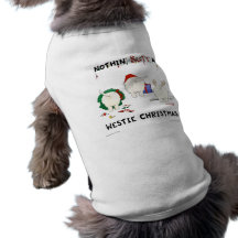 Nada empalma el navidad de un Westie Camiseta De Mascota