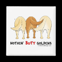 Nada empalma Goldens imanes
