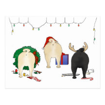 Nada empalma navidad de un barro amasado postal