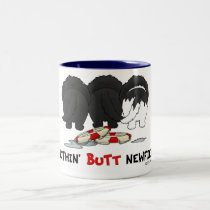 Nada empalma Newfies tazas