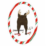 Nada empalma un ornamento del navidad del dogo fra esculturas fotográficas