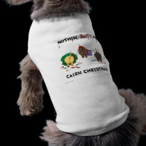 Nada empalma una camiseta del perro del navidad de ropa para mascotas