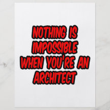 Nada es imposible… arquitecto tarjetas informativas