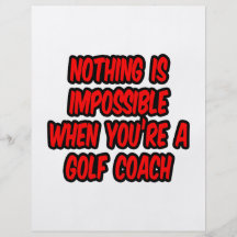 Nada es imposible… coche del golf tarjetón