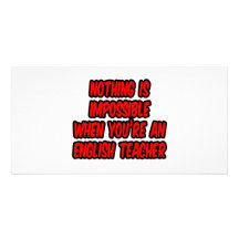 Nada es imposible… profesor de inglés tarjeta personal