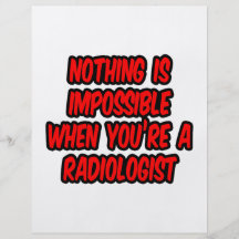Nada es imposible… radiólogo flyer a todo color