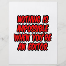 Nada es imposible… redactor tarjeta publicitaria