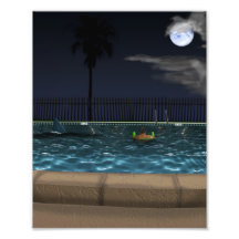 Nadada de la noche impresión fotográfica
