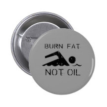 Nadada gorda de la quemadura pin