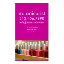 nailpolish tarjetas de visita