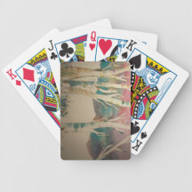 naipes con diseño del árbol de abedul barajas de cartas