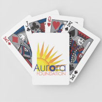 Naipes de la fundación de la aurora cartas de juego